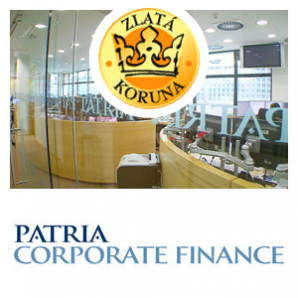 Zlatou korunu 2014 za obchodní platformu roku získala Patria Direct
