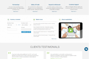 Web brokera easy Markets