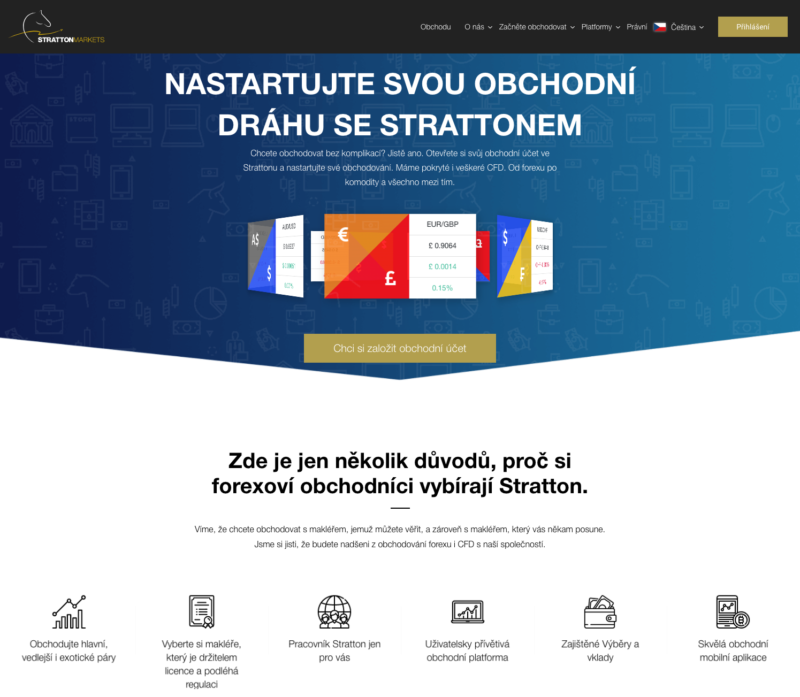 Web brokera Stratton Markets