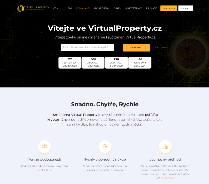 Směnárna Virtual Property